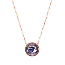 Load image into Gallery viewer, Glass Eye Necklace
