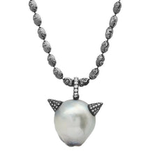 Load image into Gallery viewer, Pearl Devil Pendant