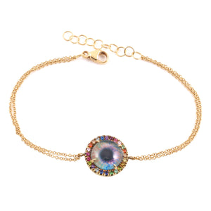 Glass Eye Bracelet