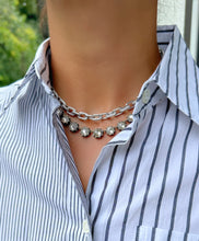 Load image into Gallery viewer, Topaz Tennis Necklace