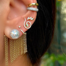 Load image into Gallery viewer, Pearl Diamond Studs