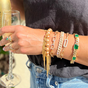 Golden Fringe Bracelet