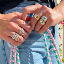 Load image into Gallery viewer, Topaz Gypsy Ring