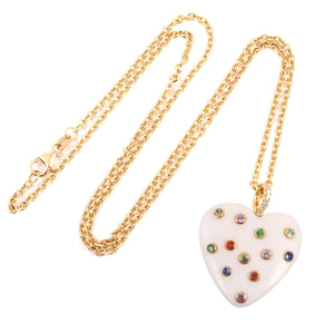 Rainbow Heart Necklace