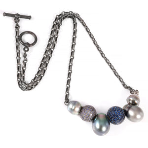Pearl Cluster Necklace