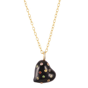 Rainbow Heart Necklace
