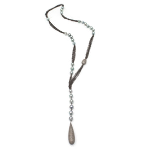 Pearl Y Necklace