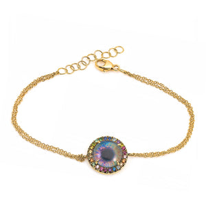 Glass Eye Bracelet