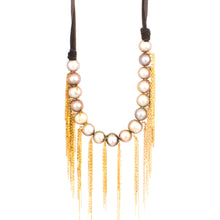 Load image into Gallery viewer, Fringe Leather Choker