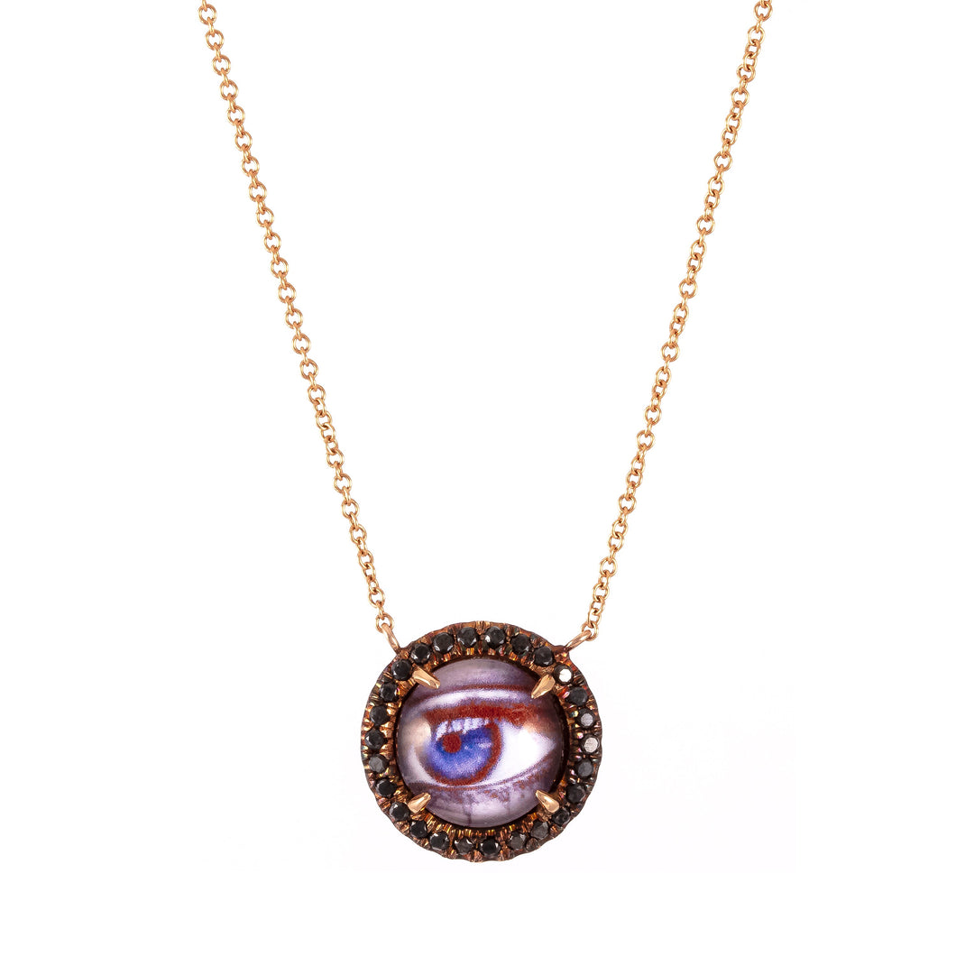 Glass Eye Necklace