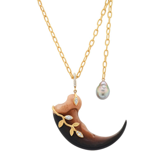 Diamond Claw Necklace