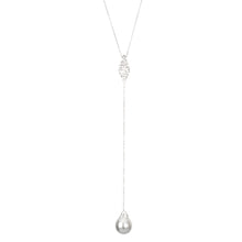 Load image into Gallery viewer, Pearl Y Necklace
