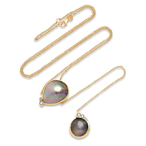 Pearl Y Necklace