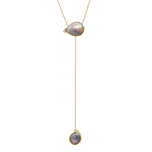 Load image into Gallery viewer, Pearl Y Necklace