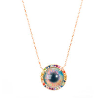 Load image into Gallery viewer, Rainbow Eye Necklace