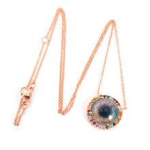 Load image into Gallery viewer, Rainbow Eye Necklace