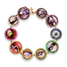 Load image into Gallery viewer, Rainbow Eye Bracelet