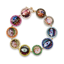 Load image into Gallery viewer, Rainbow Eye Bracelet