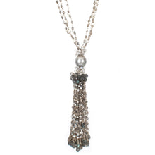 Load image into Gallery viewer, Cluster Tassel Necklace