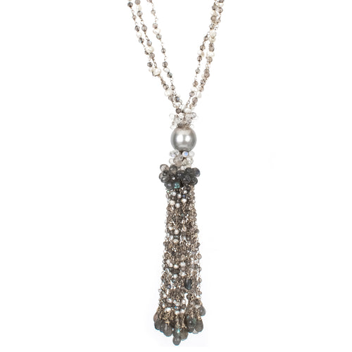 Cluster Tassel Necklace