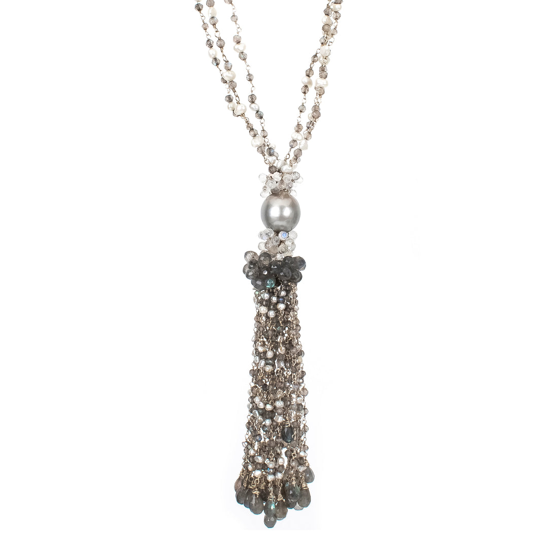 Cluster Tassel Necklace