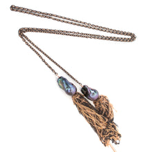 Load image into Gallery viewer, Ink Tassel Lariat