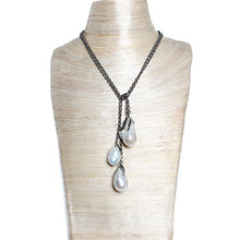 Load image into Gallery viewer, White Pearl Lariat