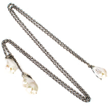 Load image into Gallery viewer, White Pearl Lariat