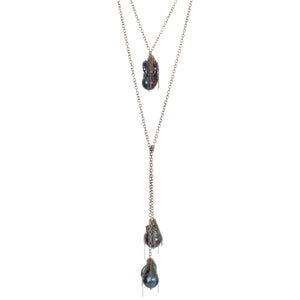 Ink Pearl Lariat