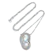 Load image into Gallery viewer, Carved Pearl Necklace