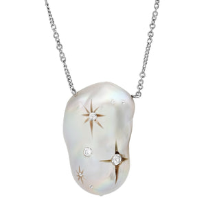 Carved Pearl Necklace