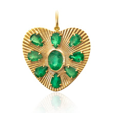 Load image into Gallery viewer, Radiating Heart Charm