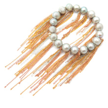 Load image into Gallery viewer, Silver Fringe Bracelet