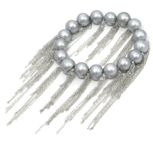 Load image into Gallery viewer, Silver Fringe Bracelet