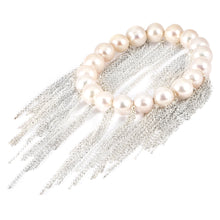 Load image into Gallery viewer, White Fringe Bracelet