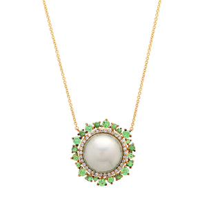 Pearl Slice Necklace