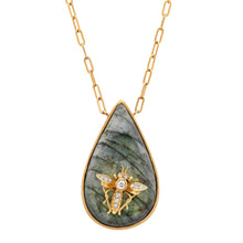 Load image into Gallery viewer, Labradorite Pendant Necklace