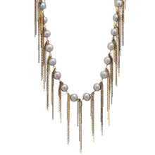 Load image into Gallery viewer, Silver Fringe 18&quot; Necklace