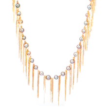 Load image into Gallery viewer, Silver Fringe 18&quot; Necklace