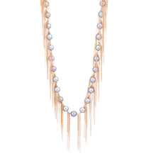 Load image into Gallery viewer, Silver Fringe 18&quot; Necklace
