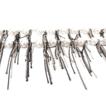 Load image into Gallery viewer, White Fringe 62&quot; Necklace