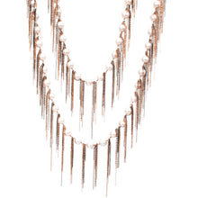 Load image into Gallery viewer, White Fringe 62&quot; Necklace