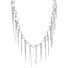 Load image into Gallery viewer, White Fringe 31&quot; Necklace