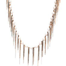 Load image into Gallery viewer, White Fringe 18&quot; Necklace