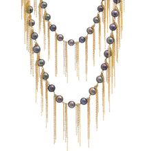 Load image into Gallery viewer, Ink Fringe 62&quot; Necklace