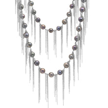 Load image into Gallery viewer, Ink Fringe 62&quot; Necklace