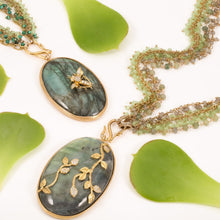 Load image into Gallery viewer, Labradorite Vine Necklace