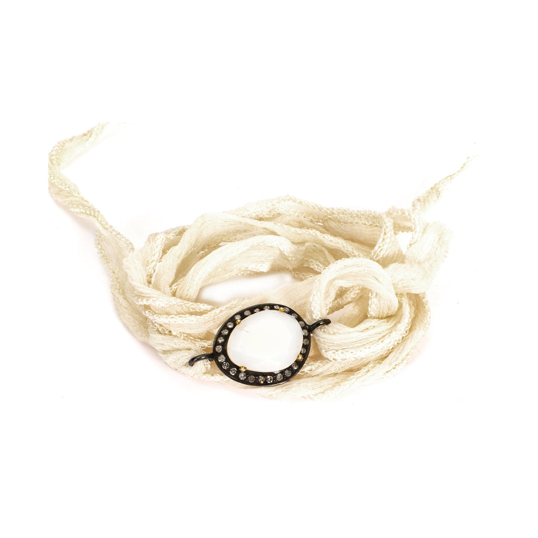 Agate Chiffon Bracelet