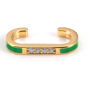 Enamel Ear Cuff