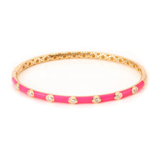Load image into Gallery viewer, Diamond Enamel Bangle